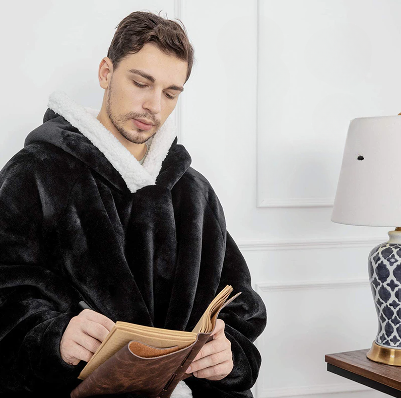 Gigantisk plaid trøje ultra komfortabel til total afslapning