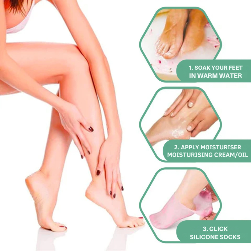 Siliconen sokken voor zachte en verzorgde voeten
