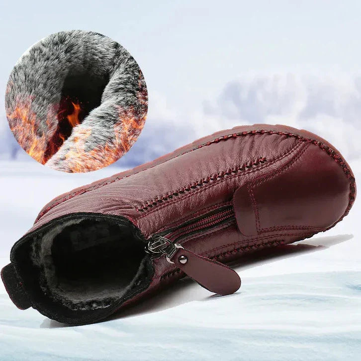 Sklisikre ankelstøvler i kunstlær: eleganse og sikkerhet i hverdagen