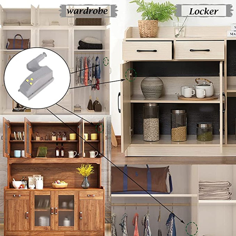 Opplys skapene dine automatisk med enkelhet