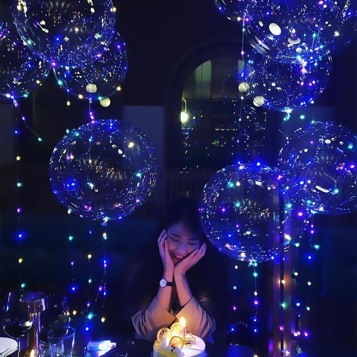 Globos LED reutilizables para iluminar tus fiestas (X10)